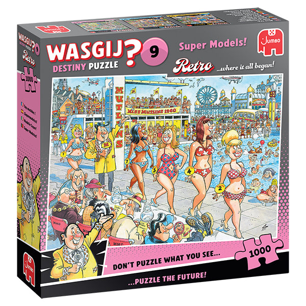 Wasgij Destiny Retro #9: Super Models! 1000 Piece Jigsaw Puzzle by Jumbo