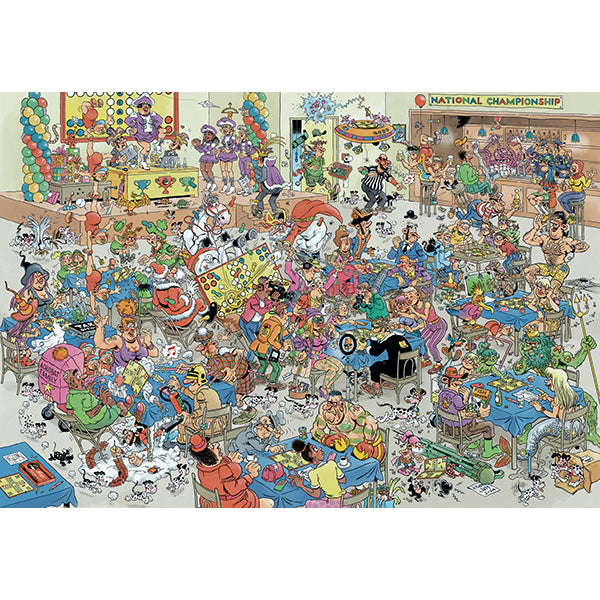 Ludo Battle 2000 Piece Jigsaw Puzzle by Jumbo