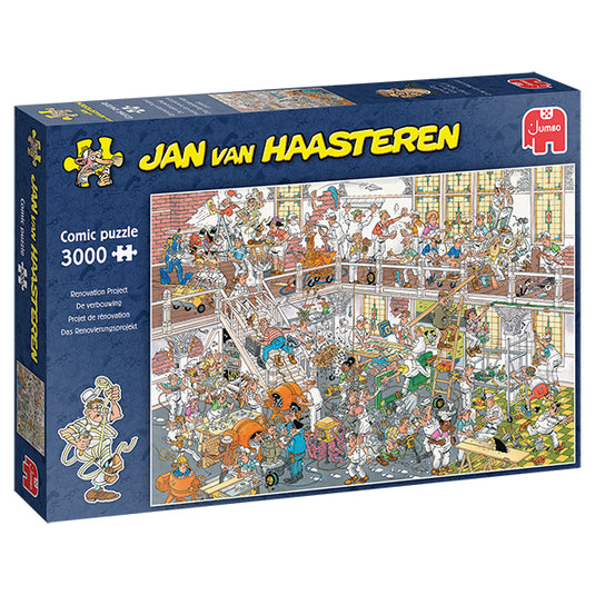 Renovation Project 3000 Piece Jigsaw Puzzle by Jumbo - 1