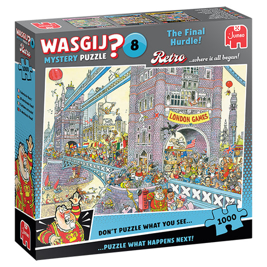 Wasgij Retro Mystery #8 The Final Hurdle! 1000 Piece Jigsaw Puzzle by Jumbo