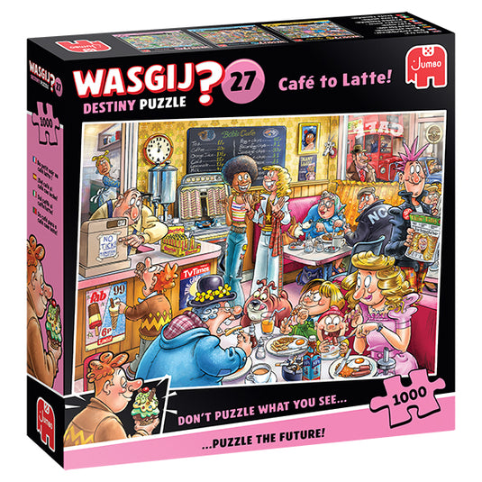 Wasgij Destiny #27 Cafe to Latte 1000 Piece Jigsaw Puzzle by Jumbo