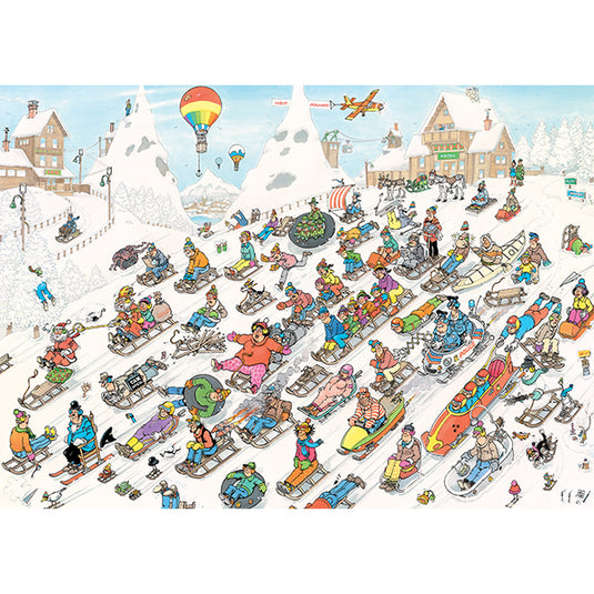 It's all going downhill 1000 Piece Jigsaw Puzzle by Jumbo
