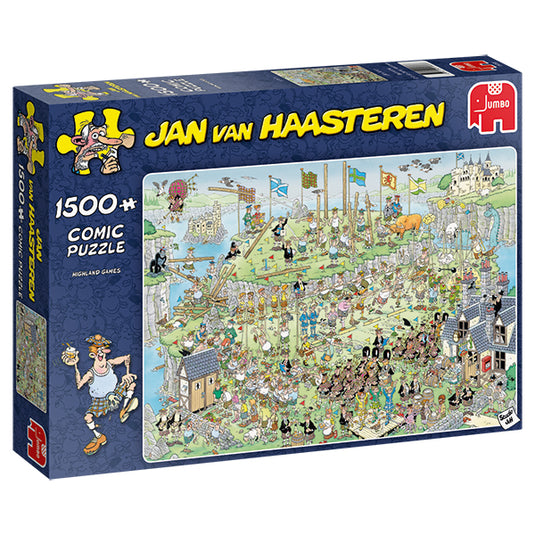 Highland Games 1500 Piece Jigsaw Puzzle by Jumbo - 1