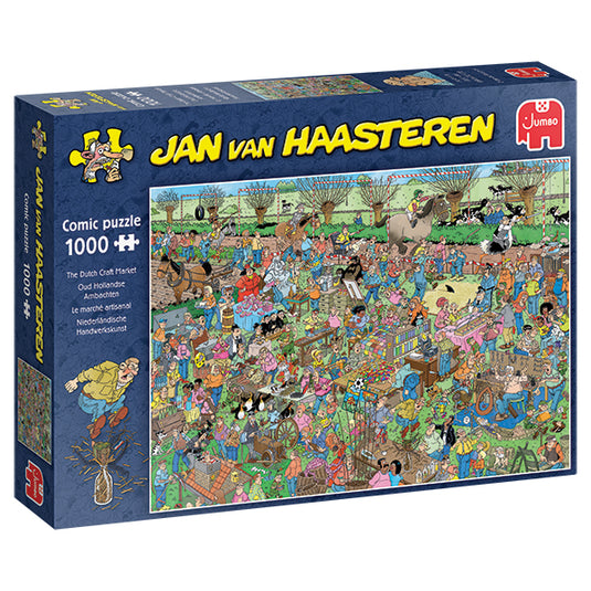 The Dutch Craft Market 1000 Piece Jigsaw Puzzle by Jumbo - 1