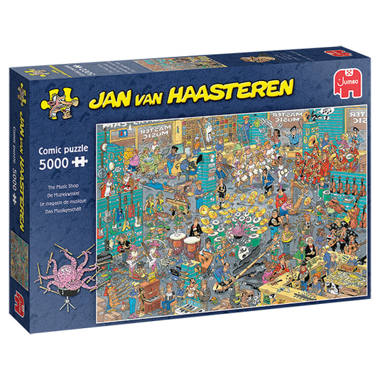 The Music Shop 5000 Piece Jigsaw Puzzle by Jumbo - 1
