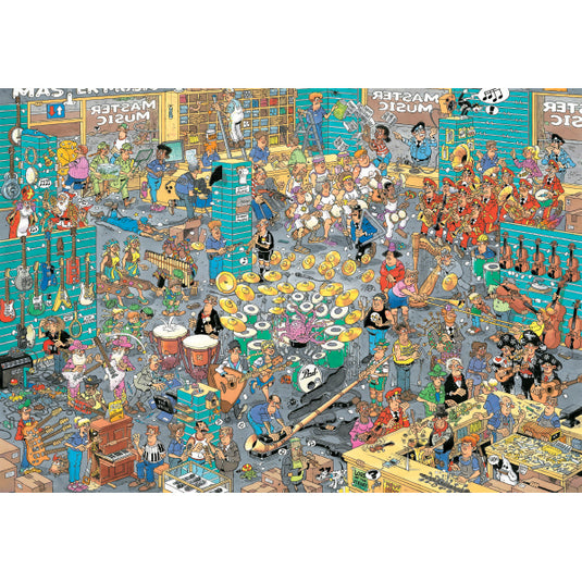 The Music Shop 5000 Piece Jigsaw Puzzle by Jumbo - 2