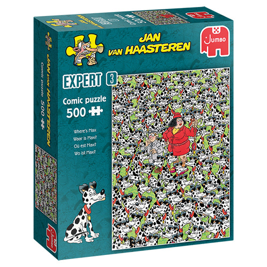 Where's Max? Expert 500 Piece Jigsaw Puzzle by Jumbo - 1