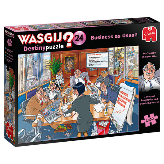 Wasgij Destiny #24: Business as Usual! 1000 Piece Jigsaw Puzzle by Jumbo - 1