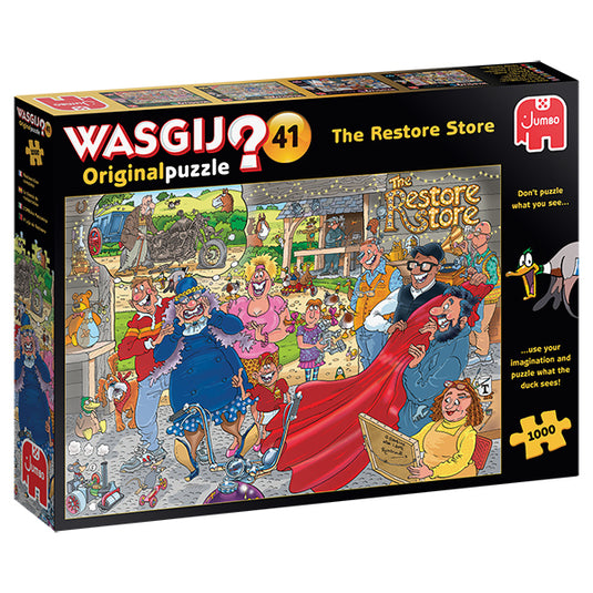 Wasgij Original #41: The Restore Store 1000 Piece Jigsaw Puzzle by Jumbo - 1