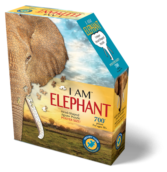 I Am Elephant 700 Piece Puzzle by Madd Capp Box Front
