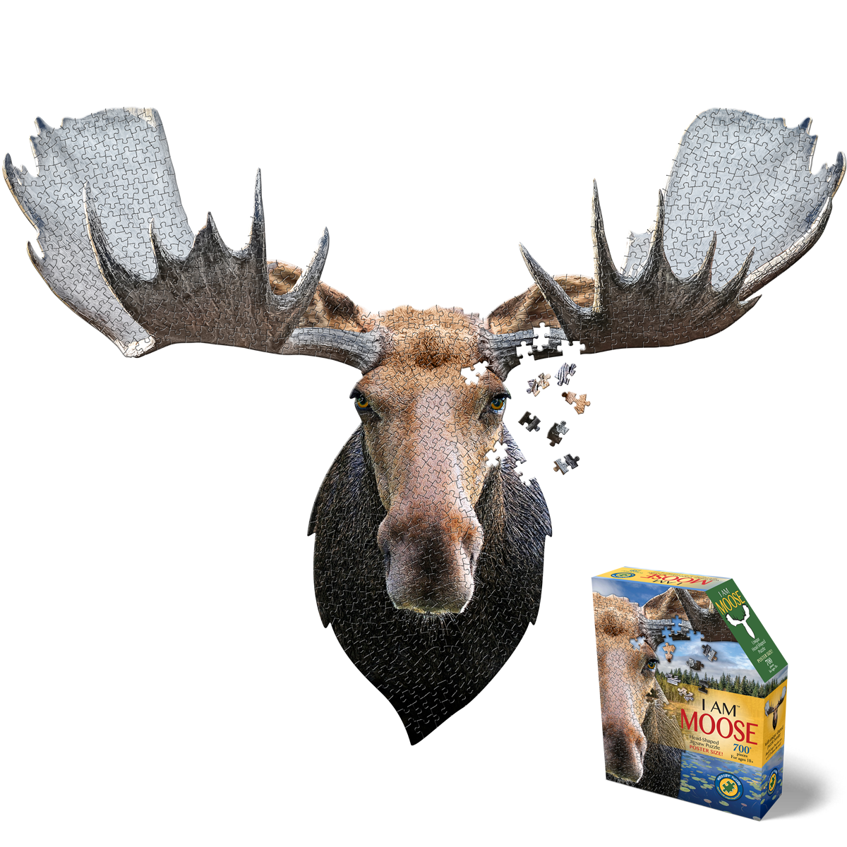 I Am Moose 700 Piece Puzzle by Madd Capp