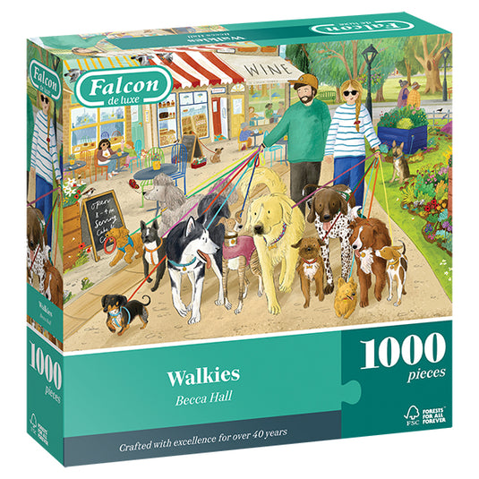 Walkies 1000 Piece Jigsaw Puzzle by Falcon - 1