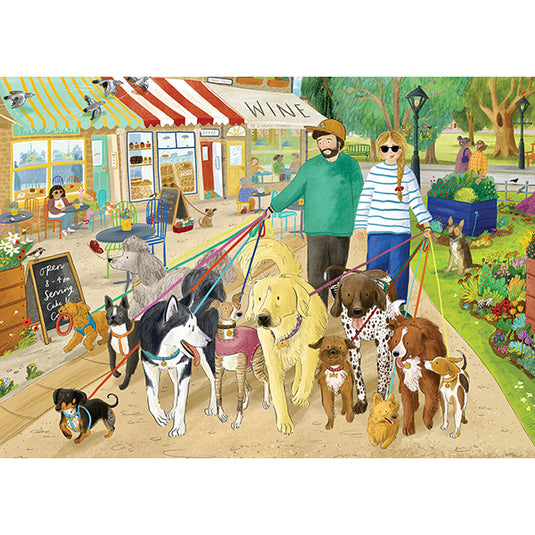 Walkies 1000 Piece Jigsaw Puzzle by Falcon - 2