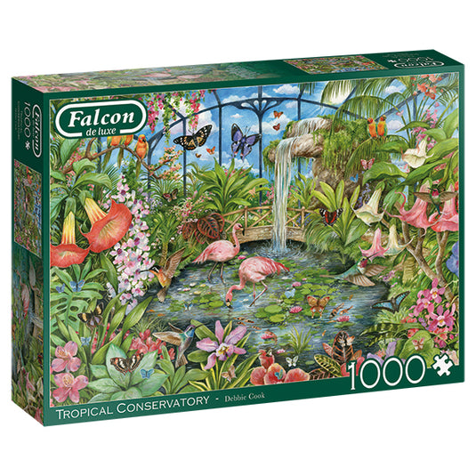 Tropical Conservatory 1000 Piece Jigsaw Puzzle by Falcon - 1