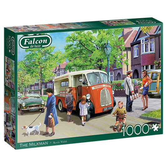 The Milkman 1000 Piece Jigsaw Puzzle by Falcon - 1