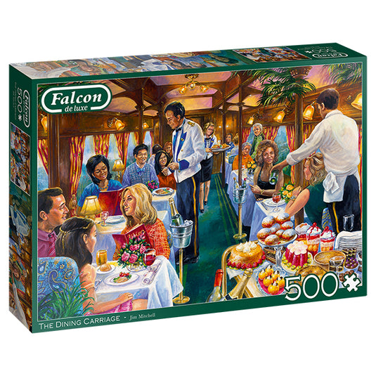 The Dining Carriage 500 Piece Jigsaw Puzzle by Falcon - 1