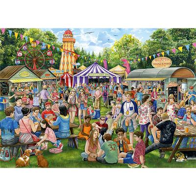 Sausage and Cider Festival 1000 Piece Jigsaw Puzzle by Falcon - 2