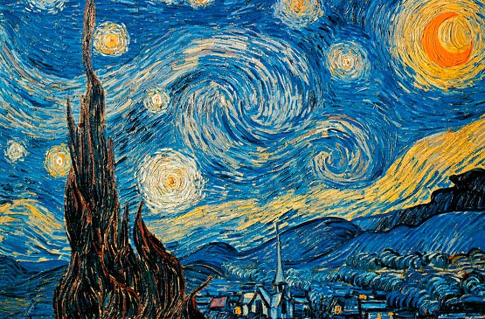 その他 Vincent van Gogh The Starry Night 1000% Eurographics - Puzzle, Vincent Van Gogh, The starry night