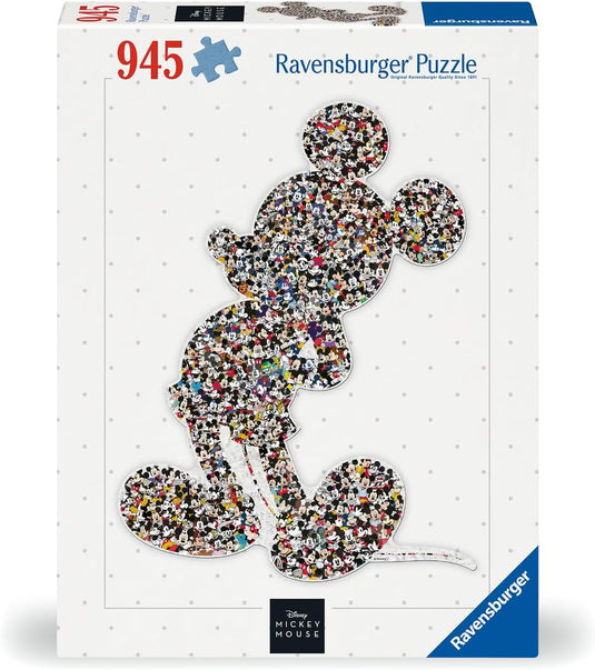 Shaped Mickey 945 Piece Jigsaw Puzzle by Ravensburger