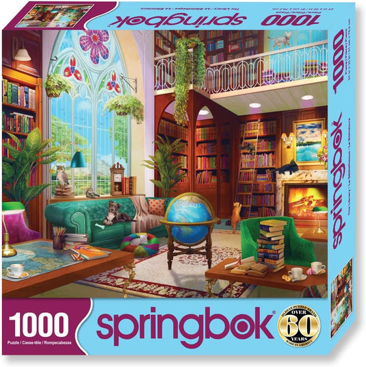 The Library 1000 Piece Jigsaw Puzzle by Springbok - 1