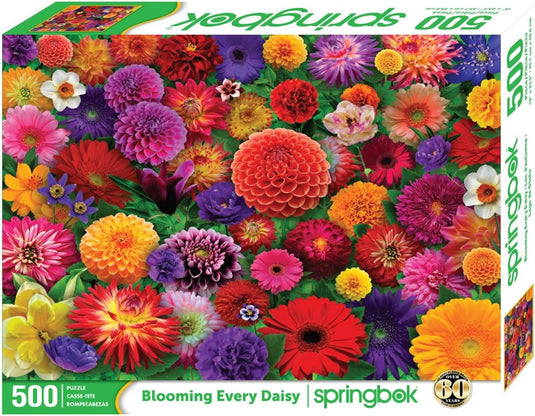 Blooming Every Daisy 500 Piece Jigsaw Puzzle by Springbok - 1