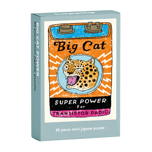 Big Cat Power 99 Piece Jigsaw Puzzle by Happily - 1