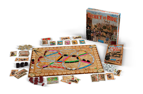 Ticket To Ride Cities: Amsterdam Board Game by Days Of Wonder