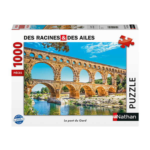 The Gard Bridge 1000 Piece Jigsaw Puzzle by Nathan