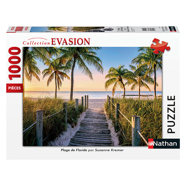 Florida Beach 1000 Piece Jigsaw Puzzle by Nathan