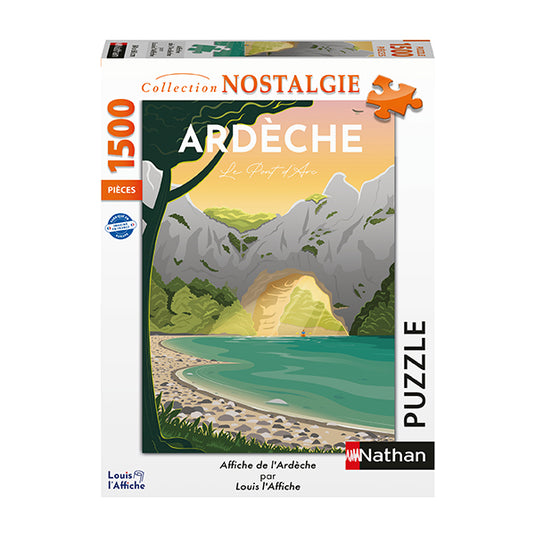 Ardèche Poster 1500 Piece Jigsaw Puzzle by Nathan - 1