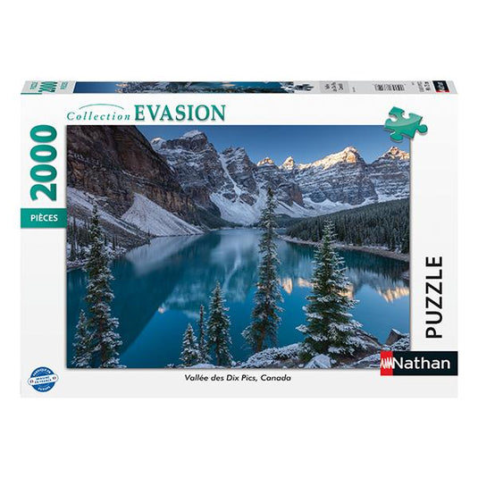 Vallee Des Dix Pics, Canada 2000 Piece Jigsaw Puzzle by Nathan - 1