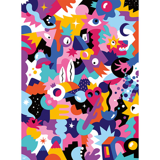 Tropicosmic Love II 500 Piece Jigsaw Puzzle by Nathan - 2