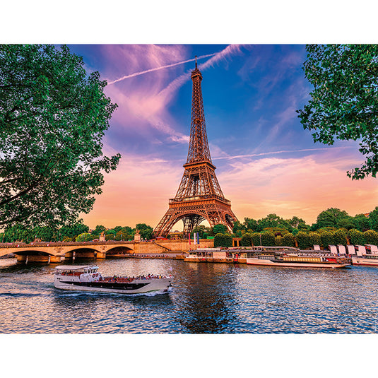 Paris Along the Water 2000 Piece Jigsaw Puzzle by Nathan - 2