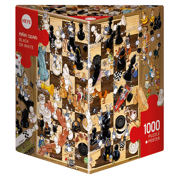 Black or White 1000 Piece Jigsaw Puzzle by Heye