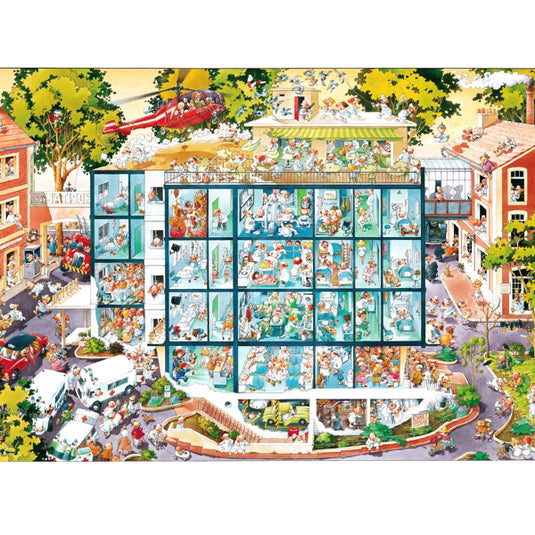 Emergency Room 2000 Piece Jigsaw Puzzle by Heye - 2