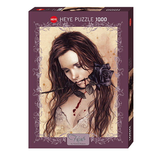 Favole: Dark Rose 1000 Piece Jigsaw Puzzle by Heye - 1