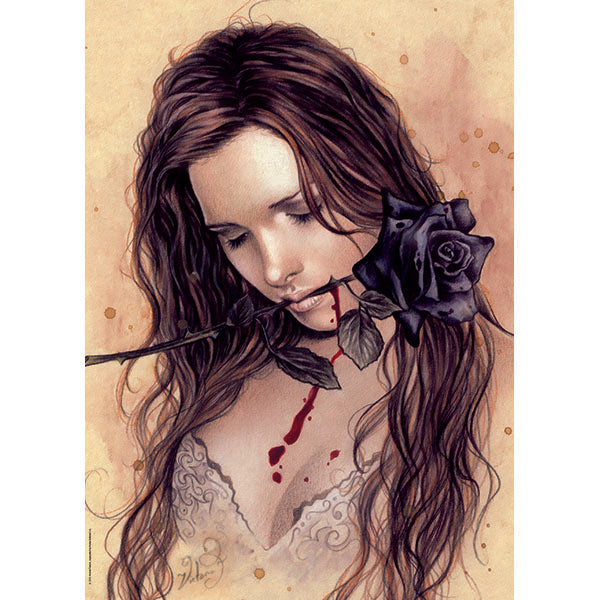 Favole: Dark Rose 1000 Piece Jigsaw Puzzle by Heye
