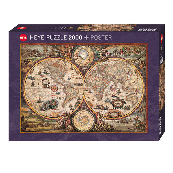 ジグソーパズル HEYE PAZZLE(2000piece) Map Art 29845 Vintage World