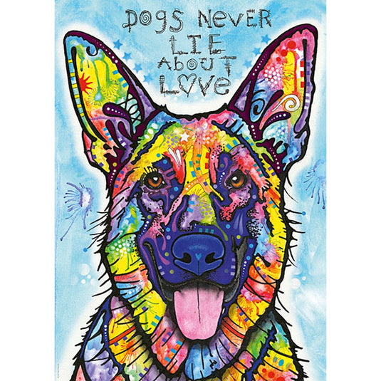 Jolly Pets: Dogs Never Lie 1000 Piece Jigsaw Puzzle by Heye - 2