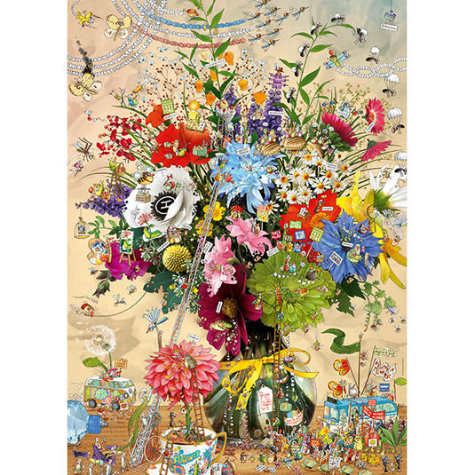 Flower's Life 1000 Piece Jigsaw Puzzle by Heye - 2