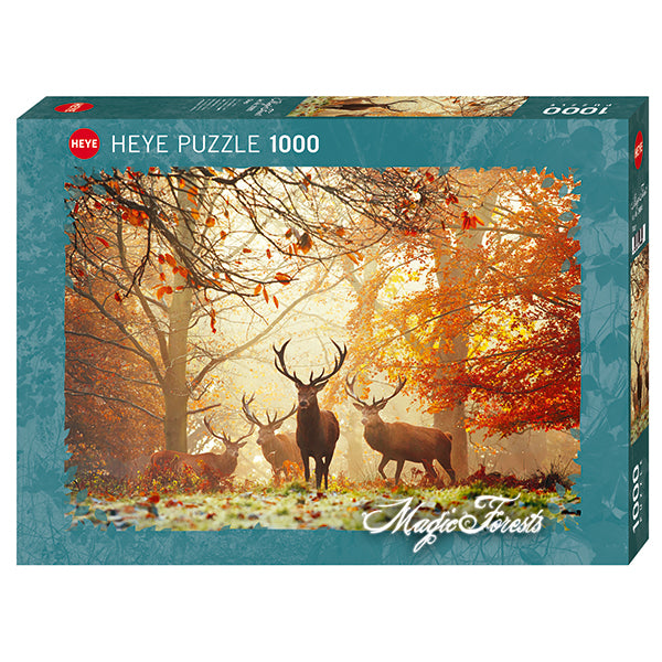 Magic Forest: Stags 1000 Piece Jigsaw Puzzle by Heye