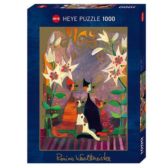 Lilies 1000 Piece Jigsaw Puzzle by Heye - 1