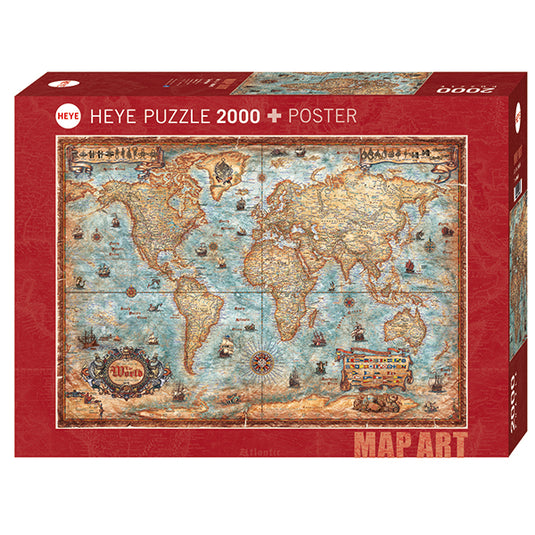 The World 2000 Piece Jigsaw Puzzle by Heye - 1