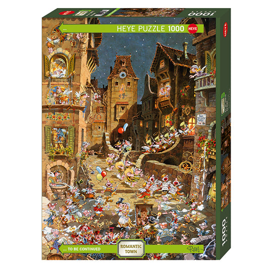 Romantic Town: By Night 1000 Piece Jigsaw Puzzle by Heye - 1