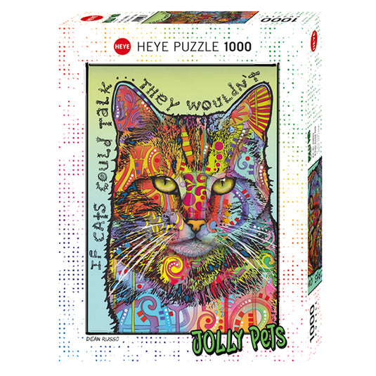 Jolly Pets: if Cats Could Talk 1000 Piece Jigsaw Puzzle by Heye - 1