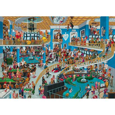 Chaotic Casino 2000 Piece Jigsaw Puzzle by Heye - 2