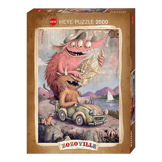 Zozoville: Road Trippin' 2000 Piece Jigsaw Puzzle by Heye - 1