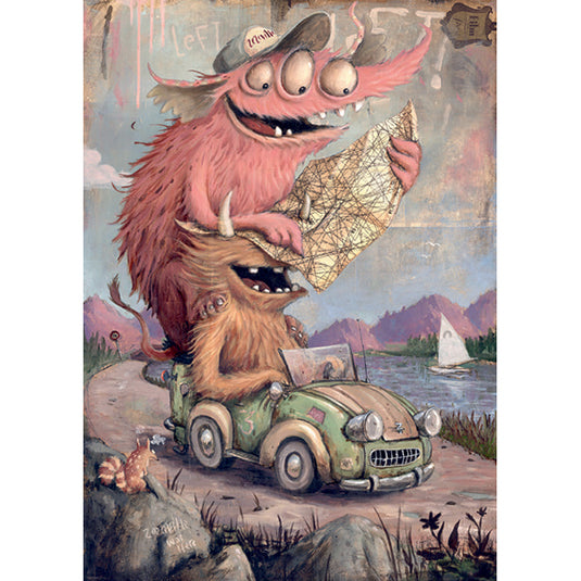 Zozoville: Road Trippin' 2000 Piece Jigsaw Puzzle by Heye - 2