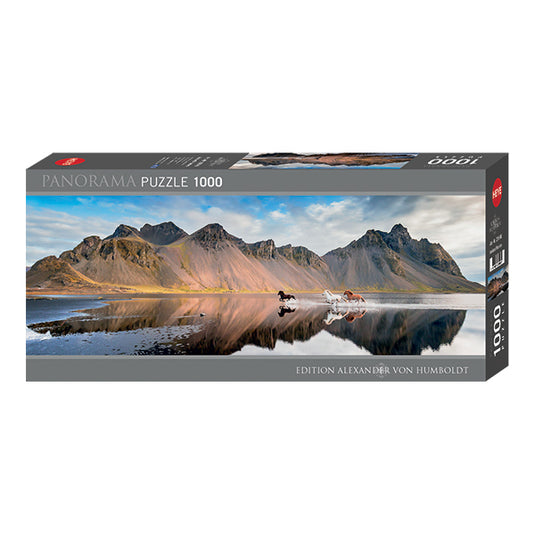 Iceland Horses 1000 Piece Jigsaw Puzzle by Heye - 1