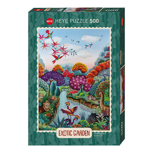 Exotic Garden: Plant Paradise 500 Piece Jigsaw Puzzle by Heye